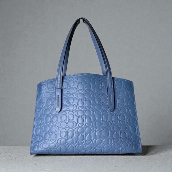 COACH Charlie 28 Blue Carryall Bag - Picture 5 of 16